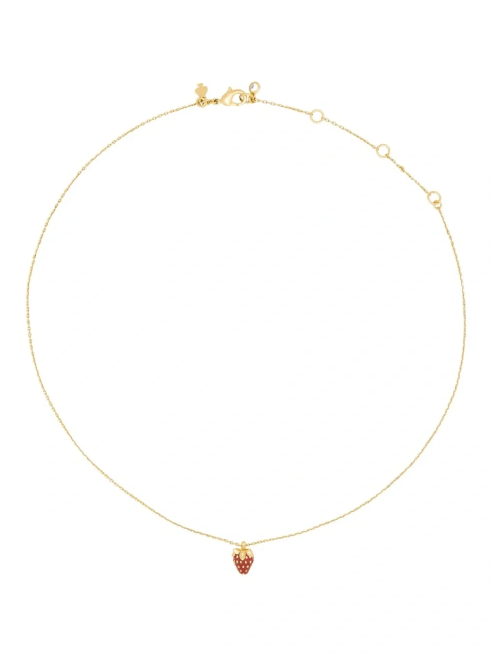 Kate Spade Strawberry Charm Pendant Necklace NWT